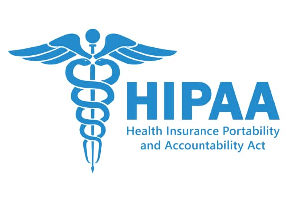 How does WinZip Enterprise help with HIPAA compliance?