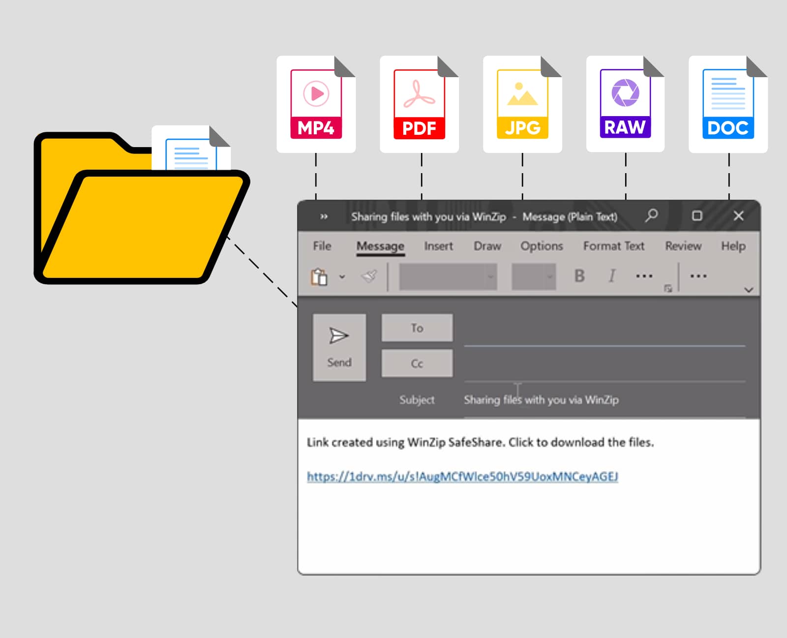 Link to all your files and folders for easy access