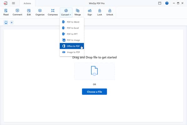 Open WinZip PDF Pro