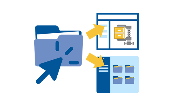 Plynulý přechod mezi Průzkumníkem Windows a programem WinZip